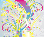 Abstract Colorful Nature Vector